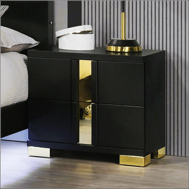 Table de nuit, Noir