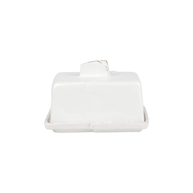 VIETRI Lastra Butter Dish