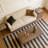 47" Modern Cross Leg Coffee Table-750843987