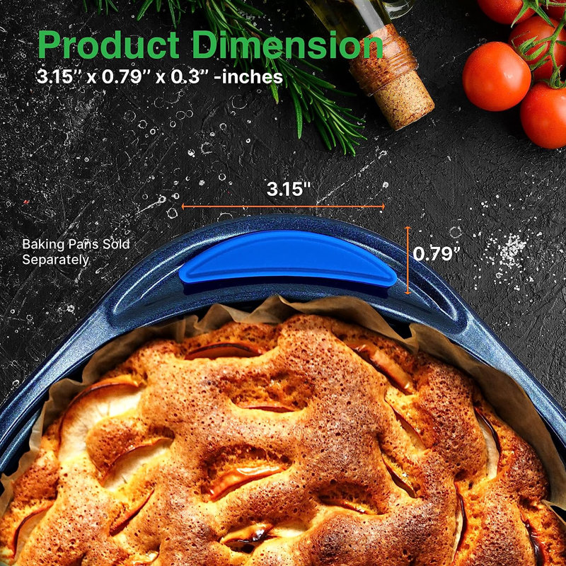 Ensemble de plats de cuisson en silicone 6 pièces NutriChef