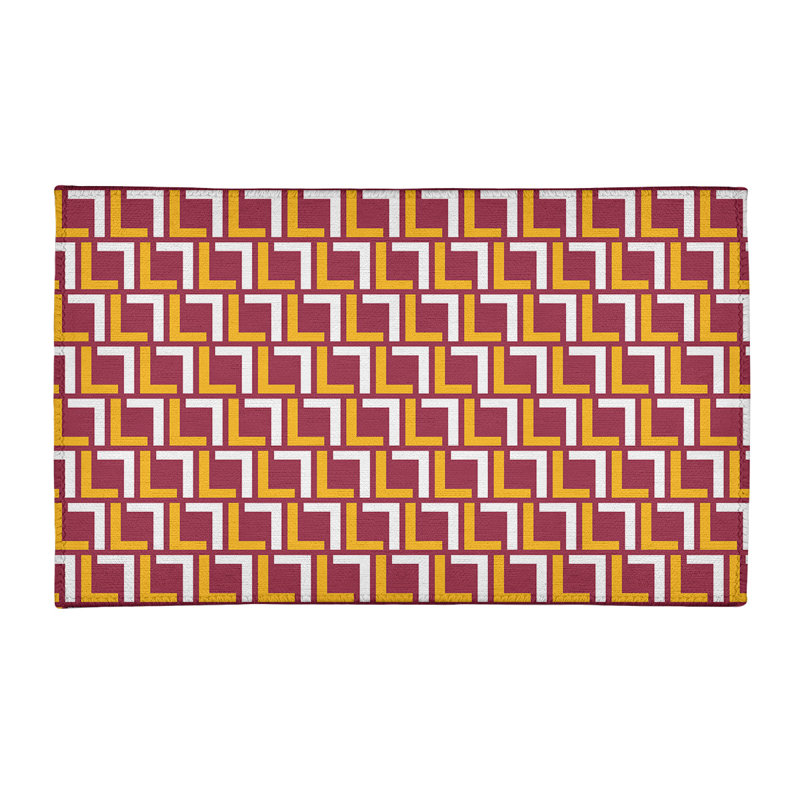 Geometric Indoor Rug, Rectangle 5' x 7'