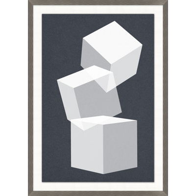 Falling Cubes 1 Print by Thom Filicia