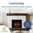 Jackson White Brick Mantel & 28" Firebox Cl-2301m-wb-28