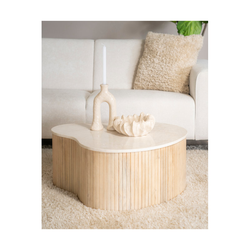 Marble Top Single Coffee Table