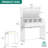 Satnosh Dressing Table with Mirror