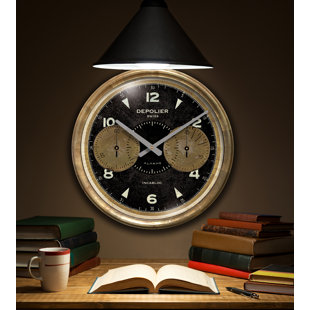 Très grande horloge murale 21,5 po