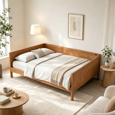 Wooden Platform Daybed Frame
