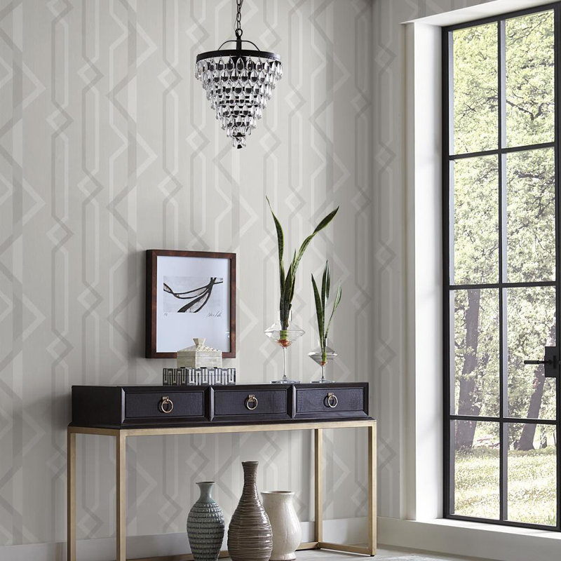 Rouleau de papier peint l 27 pi x l 27 po shifter, Beige