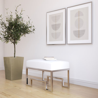 Nimmons 26” Upholstered Stool