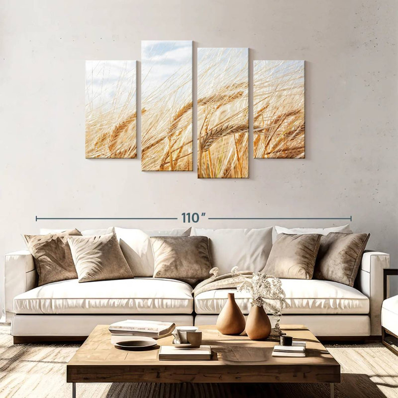 Harnek Barley, 48" H x 75" W