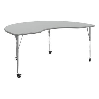 Goddard Commercial Adjustable Height Kidney Activity Table