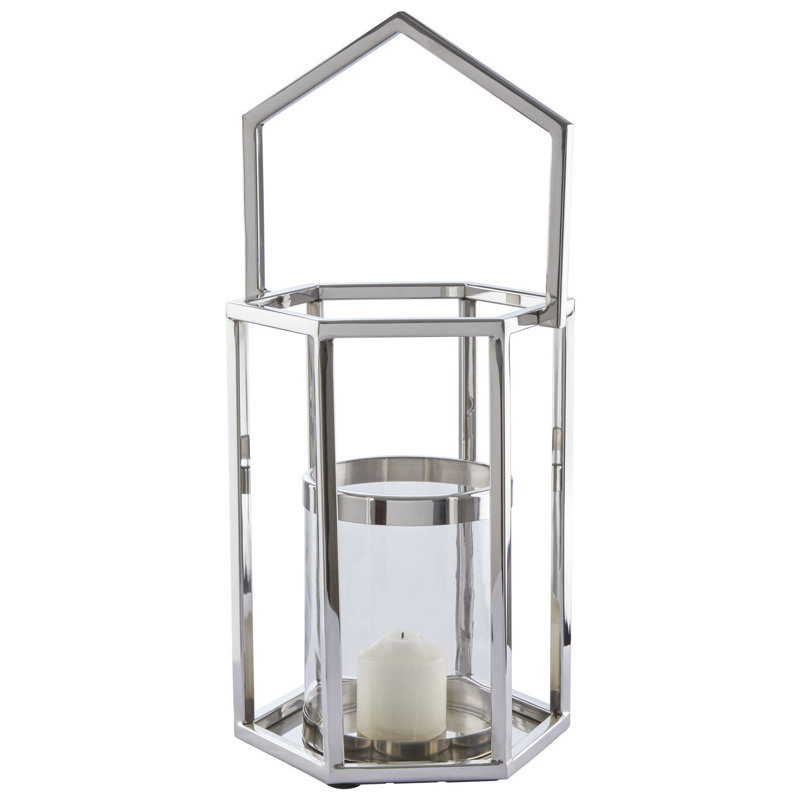 Francesca Tabletop Lantern, 54 cm H x 25 cm W x 25 cm D