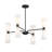 Kenyia 8-Light Chandelier in Matte Black-125886830