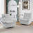 Upholstered Power Recliner-1524611131