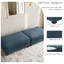 85.8cm Wide Solid Colour Standard Ottoman-185743552