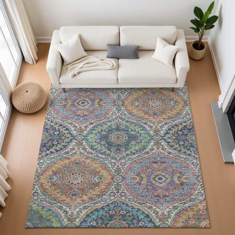 Premium Machine Washable Panels Rug, Rectangle 2'6" x 3'10"