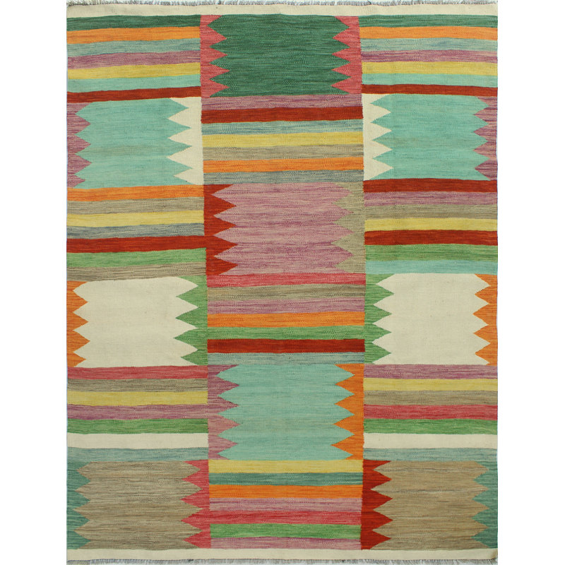 Modern Flatweave Pazira Ivory Rug