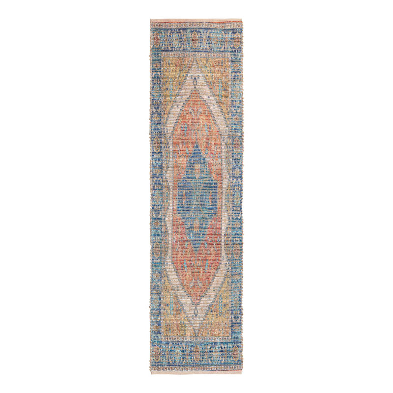 Tapis Watkin - orange / jaune, Tapis de couloir 2 pi 2 po x 8 pi