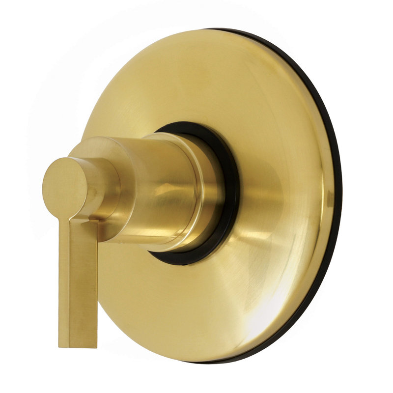 Contrôle de volume à poignée simple Kingston Brass NuvoFusion, Laiton brossé