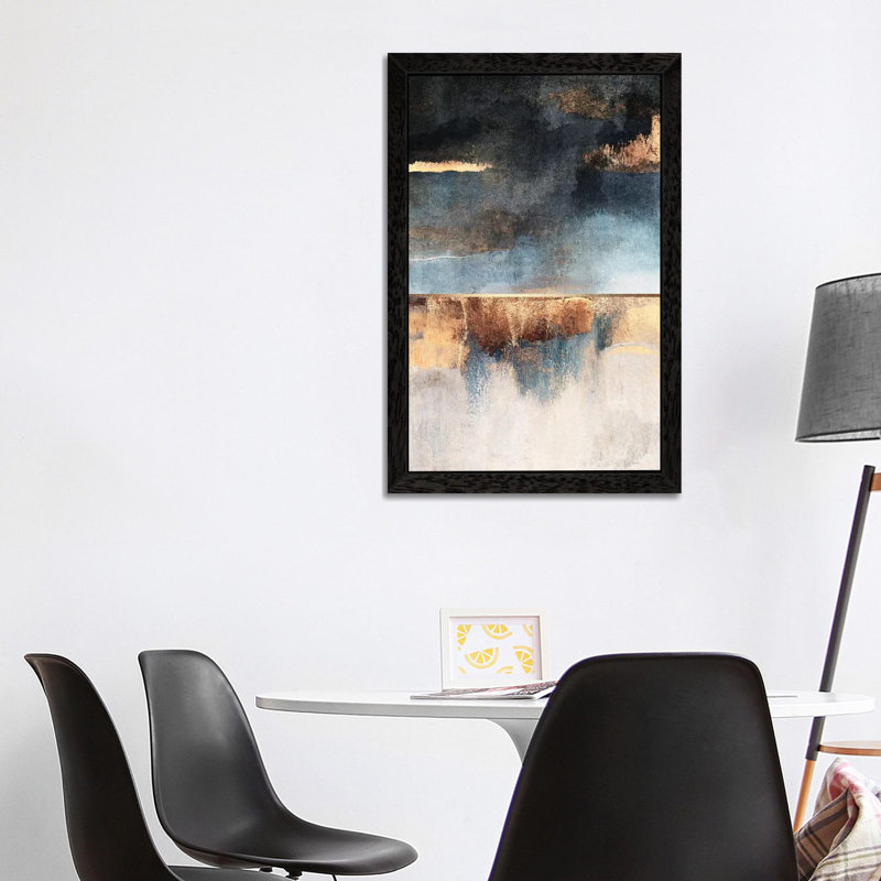 Storm - Floater Frame Painting on Canvas, Black Framed, 66.04 cm H x 45.72 cm W