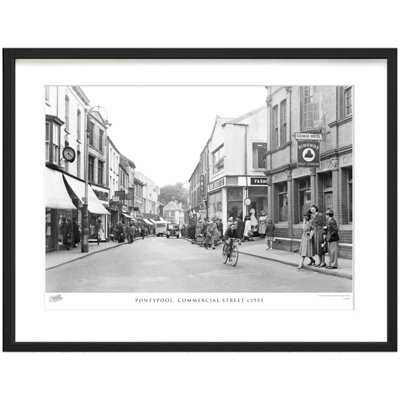 Pontypool, Commercial Street C1955 - Single Picture Frame Print