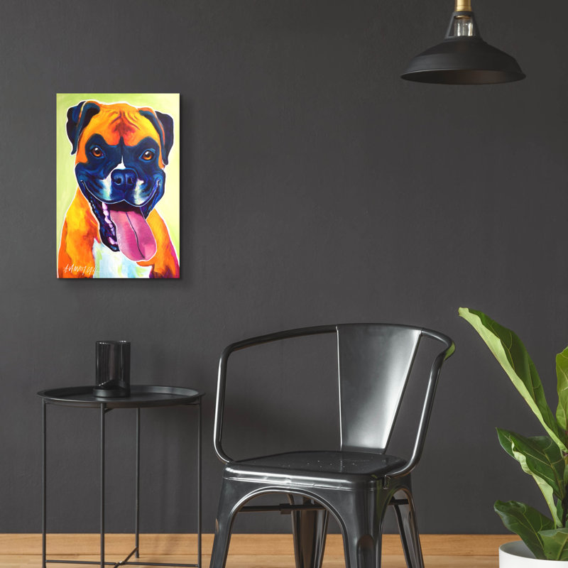 «Boxer - Bear» par Dawg Painter, H 24 po x l 16 po