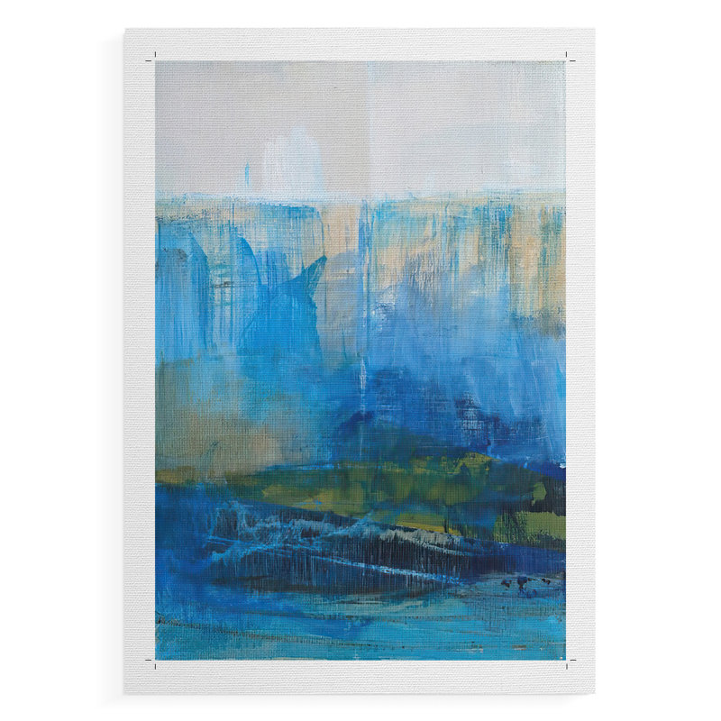 Bay Walk II - Impression sur toile seulement - NON-CADRE, H 48 po x l 32 po