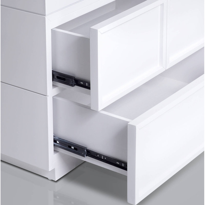 Table de chevet Odyssey, Blanc
