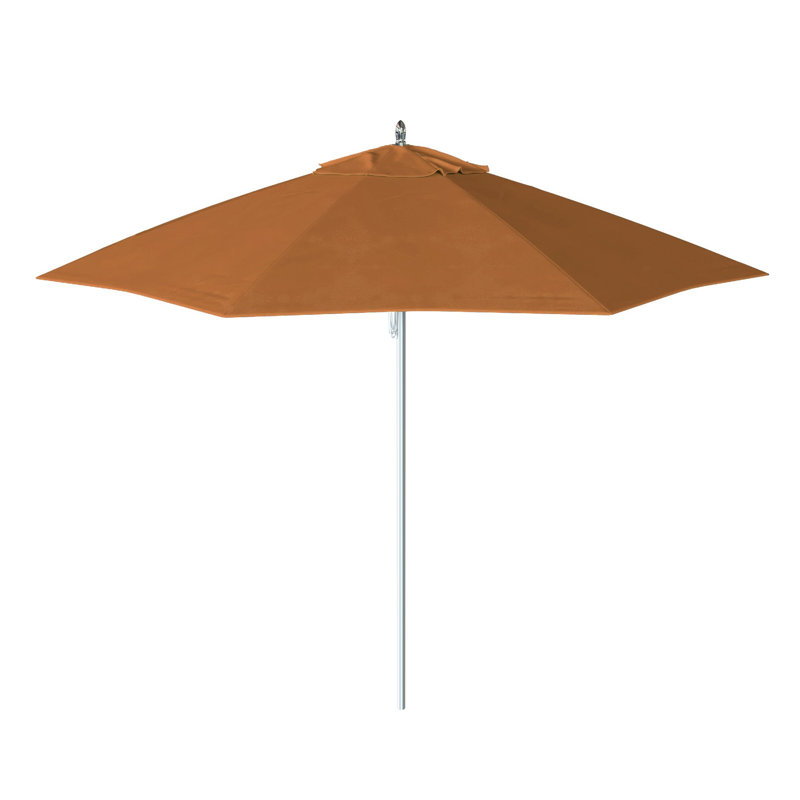 Parasol de marché 9 pi Caelo, Toile Sunbrella® toscan