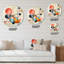 Horloge murale Syncronicities Midcentury Elegant Retro Art I-93383995