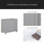 Meuble-lavabo 36 po (lavabo non inclus)-107856768