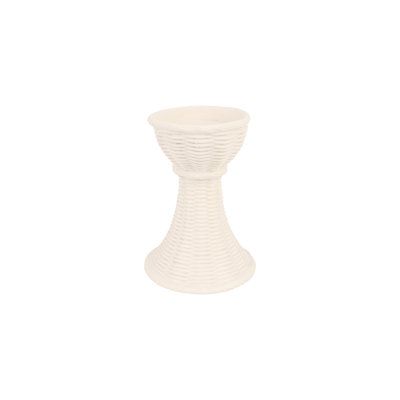 Casa Terra Bianca Tabletop Candlestick