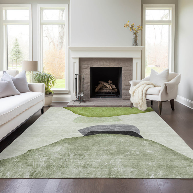 Meilani Abstract Machine Woven Polyester Rug