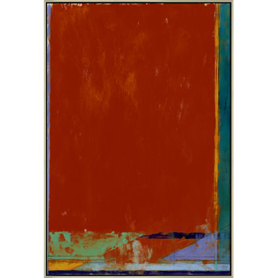 Homage to Diebenkorn Framed Canvas