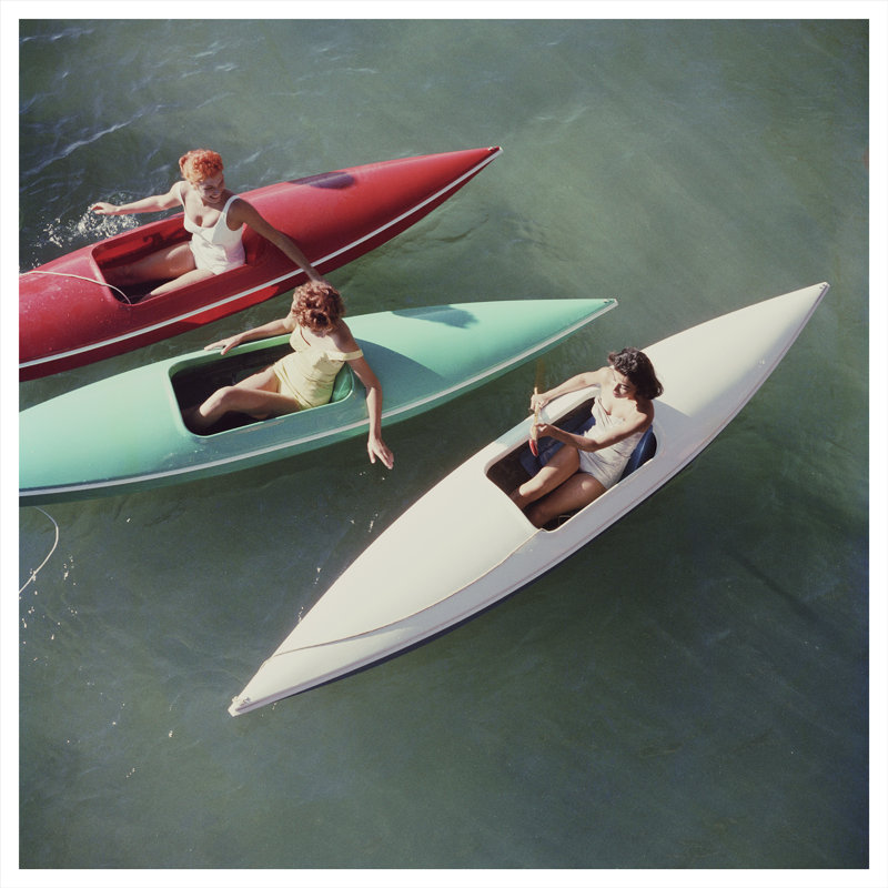 Lake Tahoe Trip Print by Slim Aarons, 45" H x 45" W x 0.1" D, Unframed