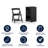 Hao Kids Resin Folding Event Chairs with Padded Seats-1538765760