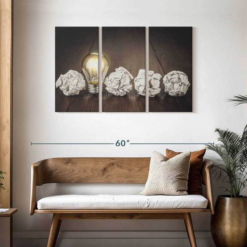 Alcaraz Bright Idea, 28" H x 45" W