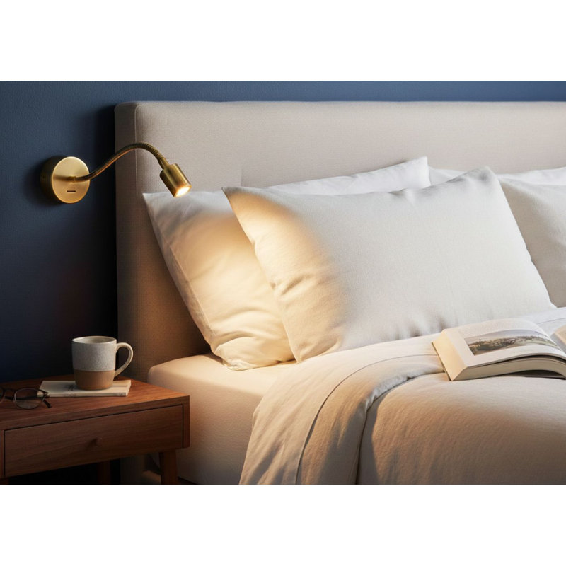 LED Spotlight, Antique Brass