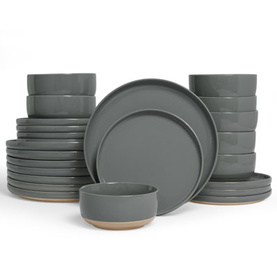 Service de table en grès 24 pièces Famiware - Service pour 8