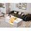 Solid Coffee Table with Storage-1550688661