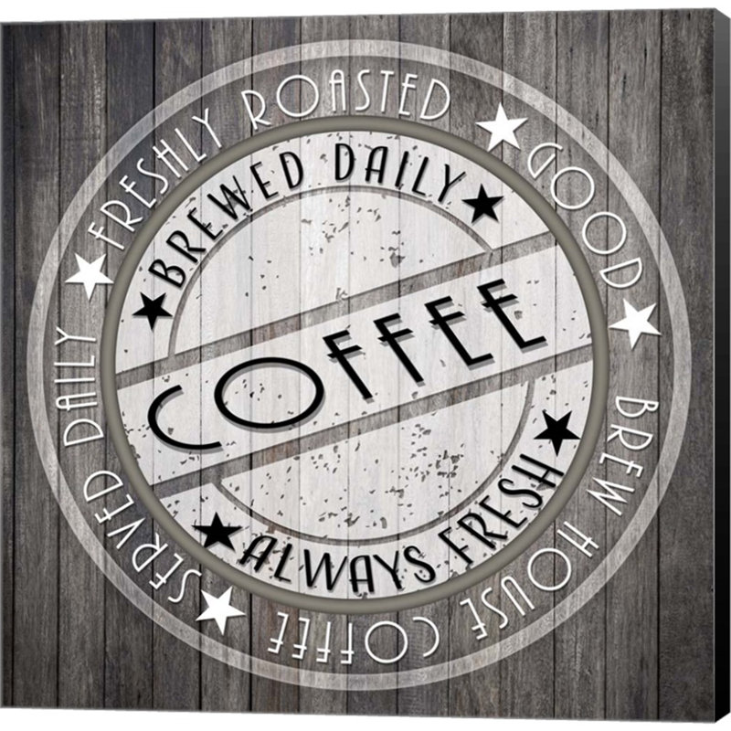" Coffee Signs V4 " by LightBoxJournal, 24" H x 24" W x 1.5" D