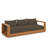 Tahoe Outdoor Patio Acacia Wood Sofa