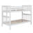 White Slatted Headboard Twin/Twin Bunk Bed