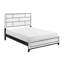 Mobilier de chambre à coucher moderne en bois à finition blanche pour grand lit 1pc-1752136463