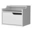 Table de chevet flottante avec tiroir et double tablette Florence-263946289
