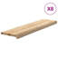  Ensemble de 8 marches d'escalier en bois de chêne massif naturel 39,4 x 11,8 po-1083914221-1083914219