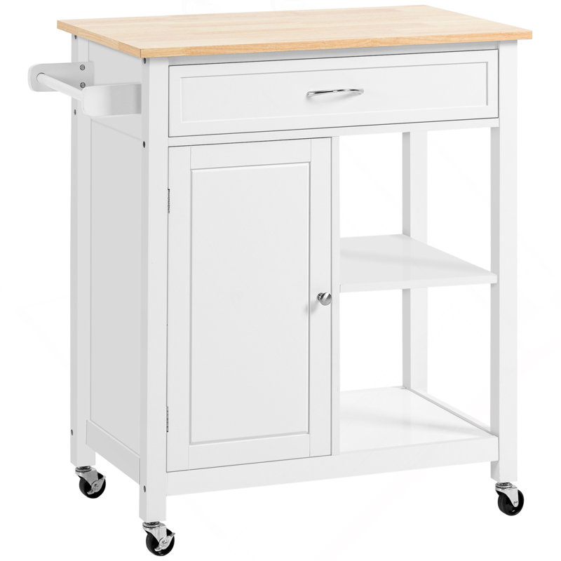 Chariot pour îlot de cuisine polyvalent avec beaucoup de rangement et de mobilité pour une expérience de cuisson améliorée