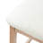 Alden 26.46" Seat Height Modern Wabi-Sabi Rubber Wood Counter Stools with Upholstered Backrest-124216043