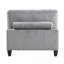 Ensemble modulaire 6 pièces 6 pièces Modular Velours côtelé gris 3X Fauteuils