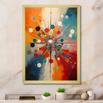 Evertas coloré Mid Century Optique Serenade IV - Art abstrait Mid-Century